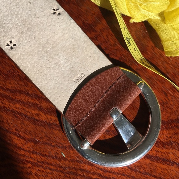 MK Leather studded belt sz M - Picture 9 of 11